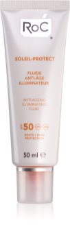 RoC Soleil Protect ochranný rozjaňující fluid proti stárnutí pleti SPF 50