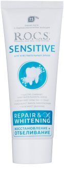 R.O.C.S. Sensitive Repair & Whitening pasta de dentes remineralizadora para dentes sensíveis