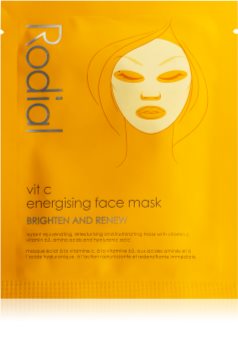 Rodial Vit C Energising Face Mask Máscara de tejido para iluminar y dar vitalidad a la piel con vitamina C