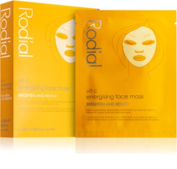 Rodial Vit C Energising Face Mask Uppljusande och vitaliserande arkmask med vitamin C