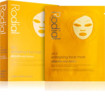 Rodial Vit C szövet arcmaszk az arcbőr élénkítésére és vitalitásáért C vitamin
