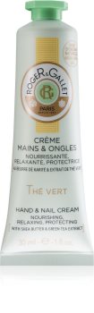 Roger & Gallet Thé Vert Schützende und nährende Creme für Hände und Fingernägel für Damen