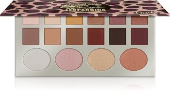 Rude Cosmetics Leopardina paleta osvetljevalcev in senčil za oči