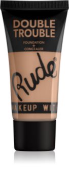 Rude Cosmetics Double Trouble krémový korektor a make-up v jednom