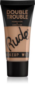 Rude Cosmetics Double Trouble 2in1 Cream Concealer and Foundation