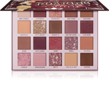 Rude Cosmetics The Roaring 20's Carefree paleta očních stínů