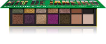 Rude Cosmetics Metropolis Rio De Janeiro paleta cieni do powiek