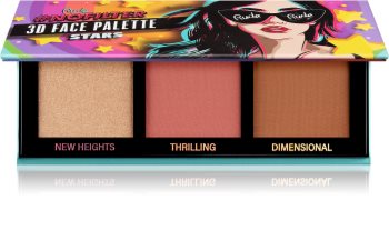 Rude Cosmetics NoFilter 3D Face Palette контурираща палитра за лице
