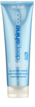 Rusk Deep Shine Color Hydrate champú hidratante y revitalizante para cabello seco y teñido