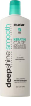 Rusk Deep Shine Smooth condicionador nutritivo e de alisamento para fácil penteado de cabelo