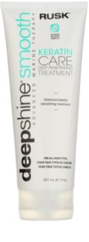 Rusk Deep Shine Smooth mascarilla fortalecedora para cabello teñido y dañado
