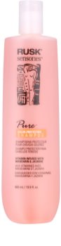 Rusk Sensories Pure champô nutritivo para cabelo pintado