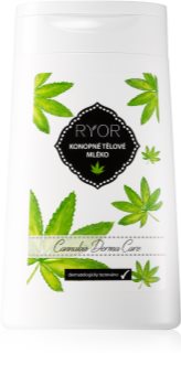 RYOR Cannabis Derma Care konopné tělové mléko pro velmi citlivou pokožku se sklonem k podráždění a zarudnutí