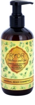 RYOR Original Beer Cosmetics bálsamo de levadura de cerveza para cabello con queratina