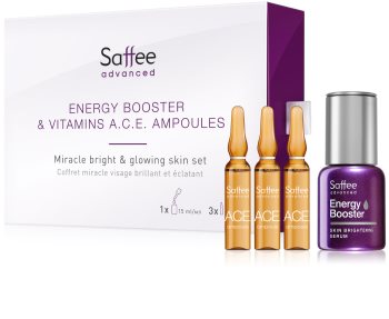 Saffee Advanced Bright & Glowing Skin Set zestaw (z efektem rozjaśniającym)