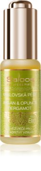 Saloos Královská péče Argan & Opuncie & Bergamot vyživující pleťový olej proti prvním známkám stárnutí pleti