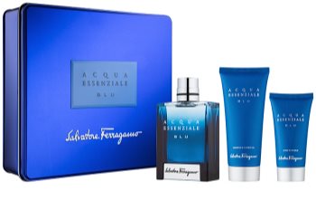 Salvatore Ferragamo Acqua Essenziale Blu coffret V. para homens