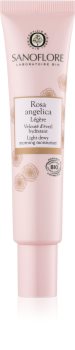 Sanoflore Rosa Angelica Creme hidratante iluminador para pele normal a mista