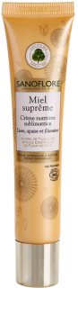 Sanoflore Miel Supreme Visage θρεπτική κρέμα για λαμπρότητα και λείανση επιδερμίδας