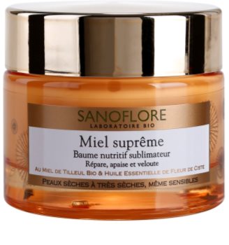 Sanoflore Miel Supreme Visage bálsamo nutritivo para pele seca a muito seca