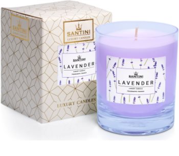 SANTINI Cosmetic Lavender vonná sviečka