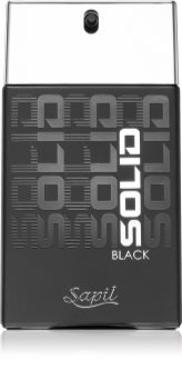 Sapil Solid Black Eau de Toilette για άντρες