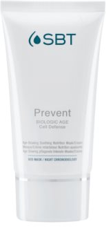 SBT Prevent mascarilla nutritiva hidratación intensa para las primeras señales de envejecimiento de la piel