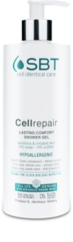 SBT Cellrepair gel de duche apaziguador gel de duche apaziguador gel de duche apaziguador para pele sensível e irritada