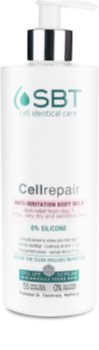 SBT Cellrepair leite corporal apaziguador para pele sensível e irritada