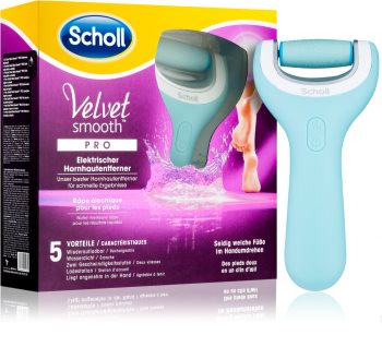 Scholl Velvet Smooth Pro lima eléctrica para pies resistente al agua