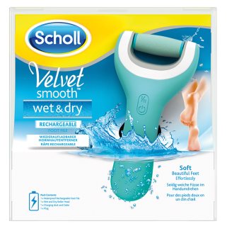 Scholl Velvet Smooth elektrický pilník na chodidla voděodolný