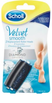 Scholl Velvet Smooth Replacement Heads For Electronic Foot File