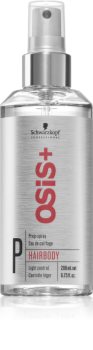 Schwarzkopf Professional Osis+ Hairbody Volume spray preparatorio prima dello styling