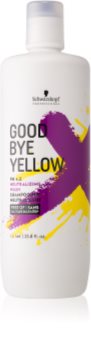 Schwarzkopf Professional Goodbye  Yellow sampon a sárga tónusok neutralizálására festett vagy melírozott hajra