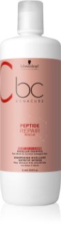 Schwarzkopf Professional BC Bonacure Peptide Repair Rescue osvežujoči micelarni šampon za ekstremno poškodovane lase