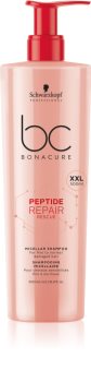 Schwarzkopf Professional BC Bonacure Peptide Repair Rescue micelární šampon pro poškozené vlasy