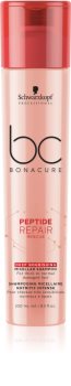 Schwarzkopf Professional BC Bonacure Peptide Repair Rescue șampon hrănitor micelar pentru par gros si indisciplinat.