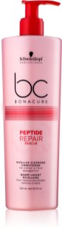 Schwarzkopf Professional BC Bonacure Peptide Repair Rescue acondicionador limpiador micelar para cabello maltratado o dañado