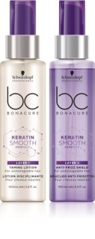 Schwarzkopf Professional BC Bonacure Keratin Smooth Perfect dvojfázové sérum pre nepoddajné a krepovité vlasy