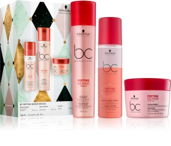 Schwarzkopf Professional BC Bonacure Peptide Repair Rescue dárková sada (pro jemné a poškozené vlasy)
