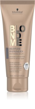 Schwarzkopf Professional Blondme Blonde Wonders възобновяващ балсам за блонд коса и коса с кичури