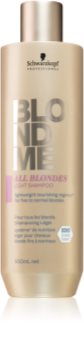 Schwarzkopf Professional Blondme All Blondes Light shampoo nutriente per capelli delicati e normali
