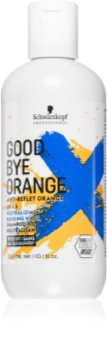 Schwarzkopf Professional Goodbye  Orange Tönungsshampoo neutralisiert die Messinguntertöne