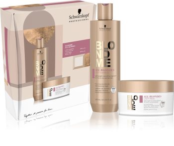 Schwarzkopf Professional Blondme All Blondes Light coffret cadeau (pour cheveux fins à normaux)