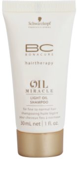 Schwarzkopf Professional BC Bonacure Oil Miracle Marula Oil Champô com óleo para um cabelo suave para todos os tipos de cabelos
