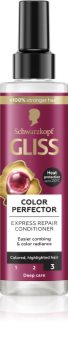 Schwarzkopf Gliss Colour Perfector baume régénérant pour cheveux colorés et méchés