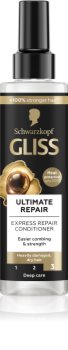 Schwarzkopf Gliss Ultimate Repair регенериращ балсам без отмиване за суха и увредена коса