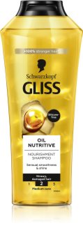Schwarzkopf Gliss Oil Nutritive Ravitseva Hiustenpesuaine Öljyn Kanssa