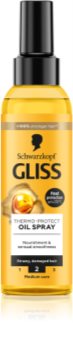 Schwarzkopf Gliss Oil Nutritive olio protettivo per la termoprotezione dei capelli