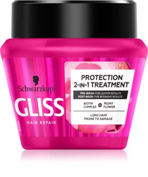 Schwarzkopf Gliss Protection 2-IN-Treatment регенерираща маска